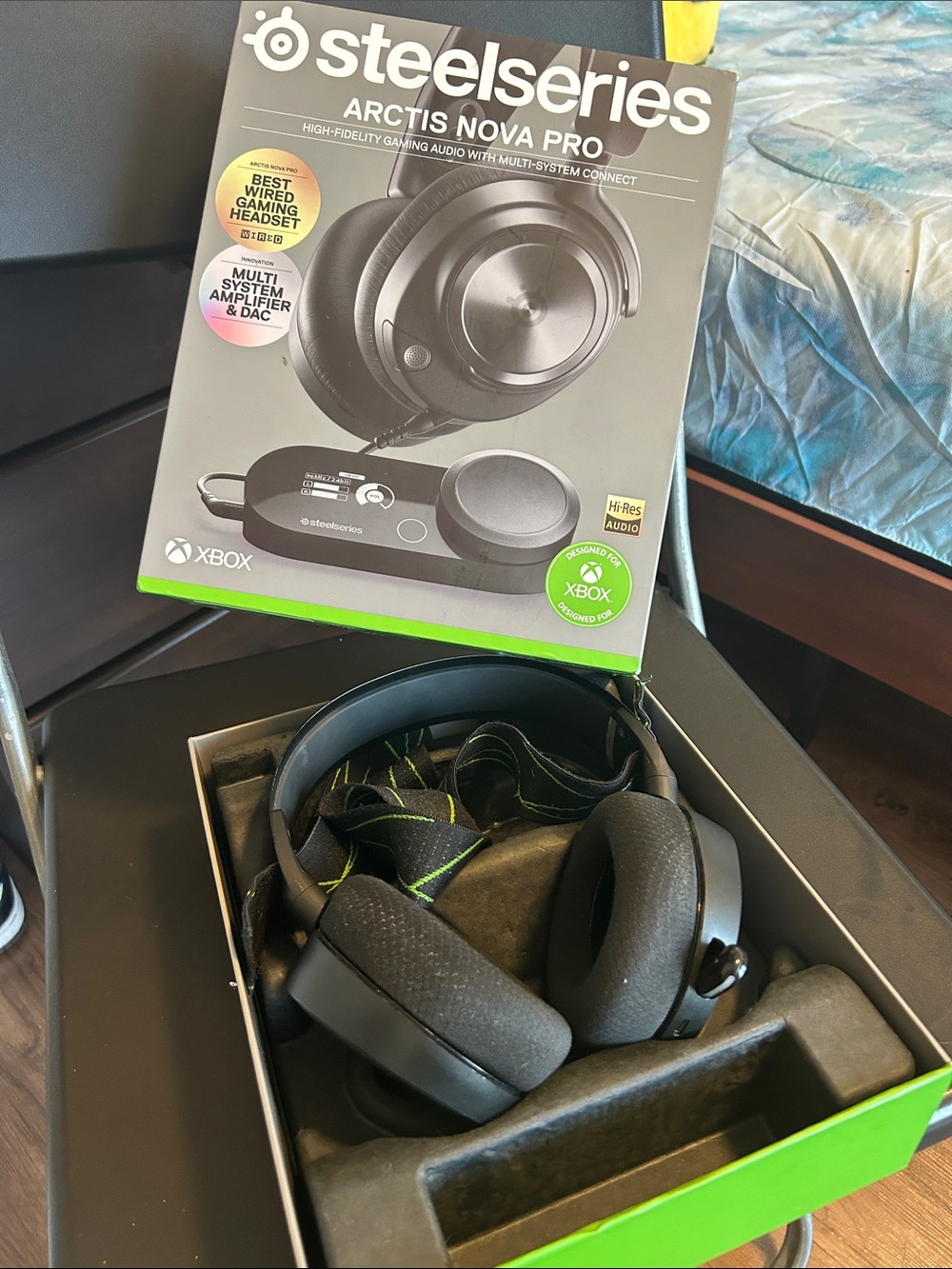 SteelSeries Arctis Nova Pro Gaming Headset Accents as is just head set.